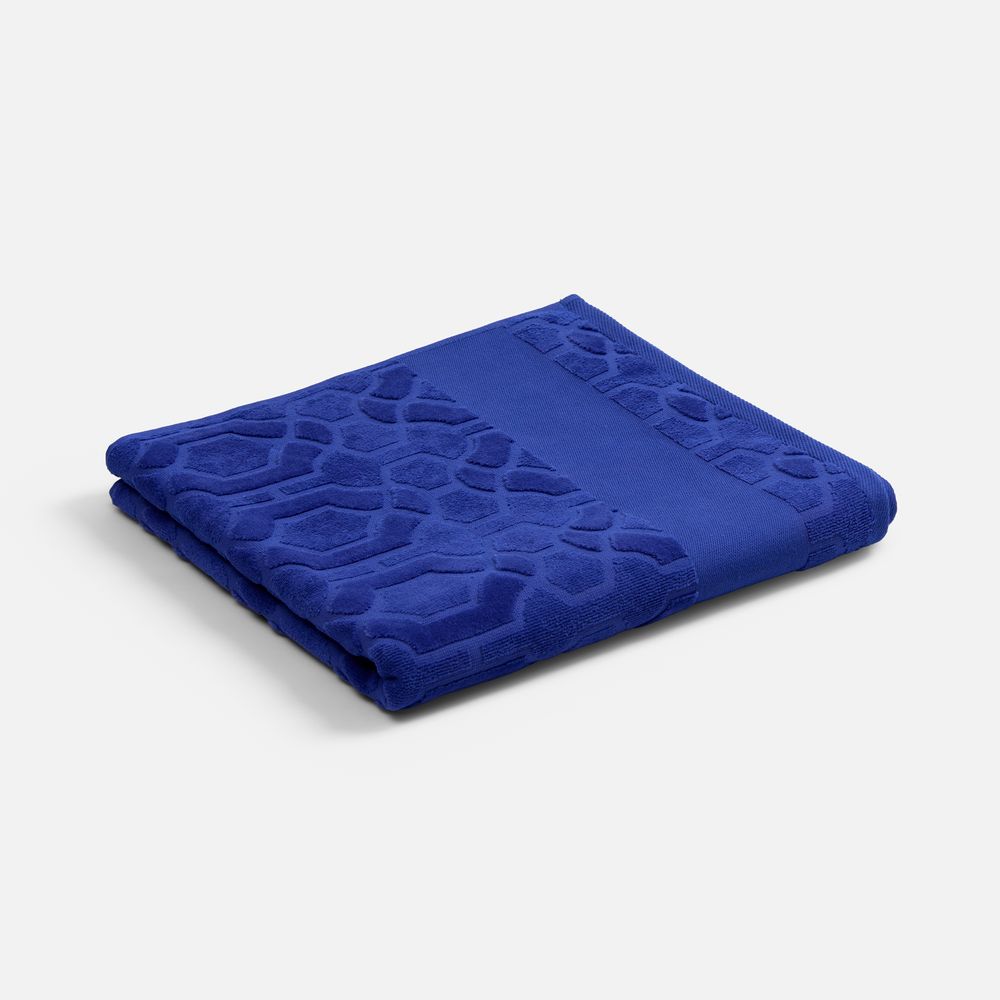 Полотенце Velin, большое, синее-0