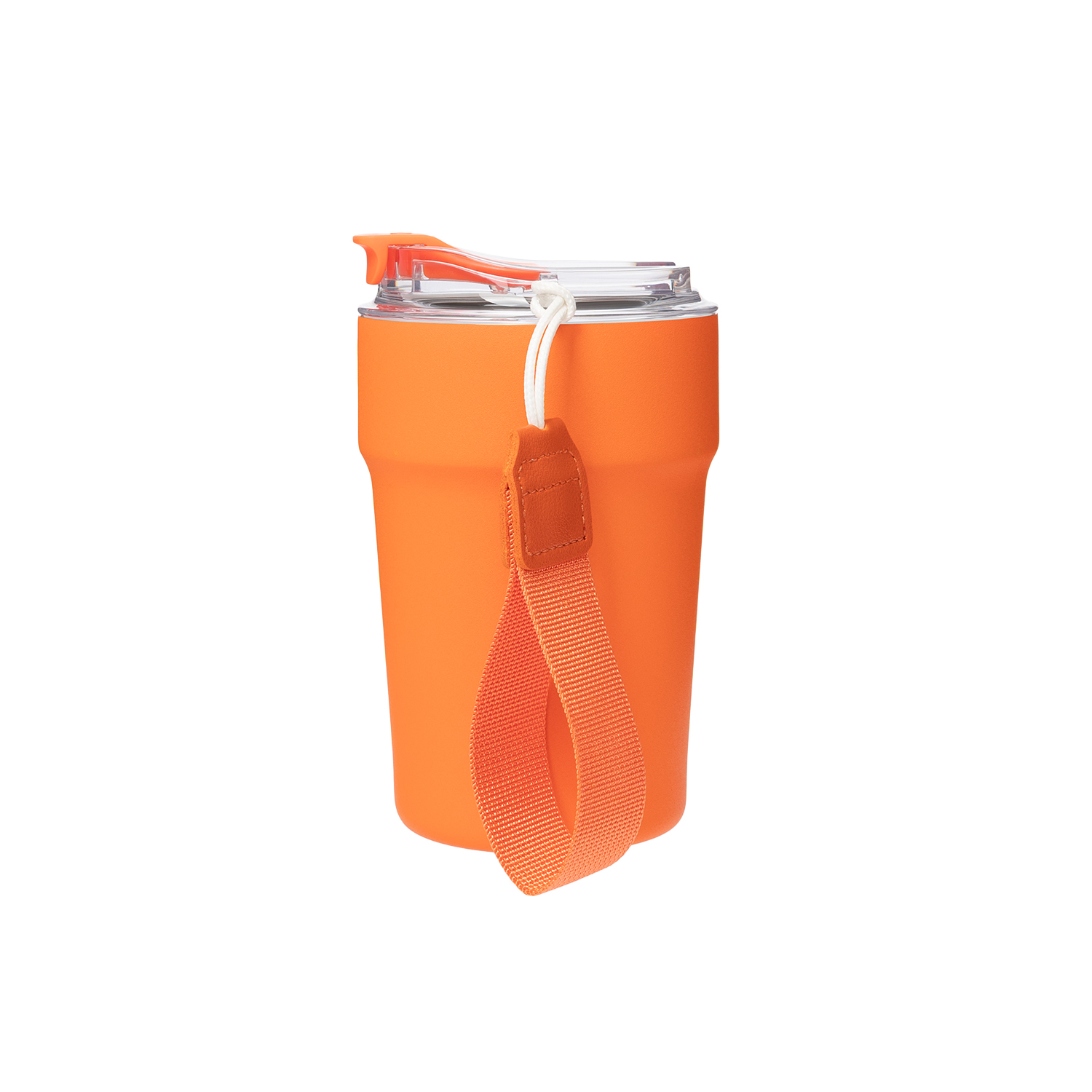 Термокружка вакуумная Monaco, оранжевая-3