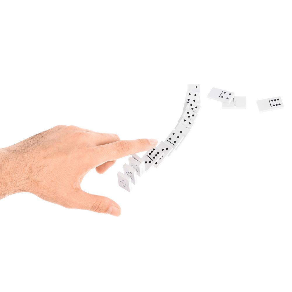 Домино Tickler, белое-2