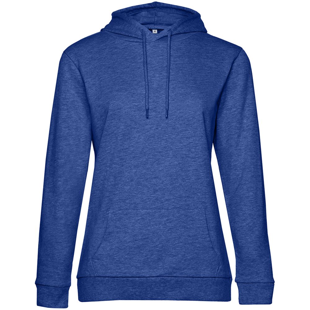 Толстовка с капюшоном женская Hoodie, ярко-синий меланж-1