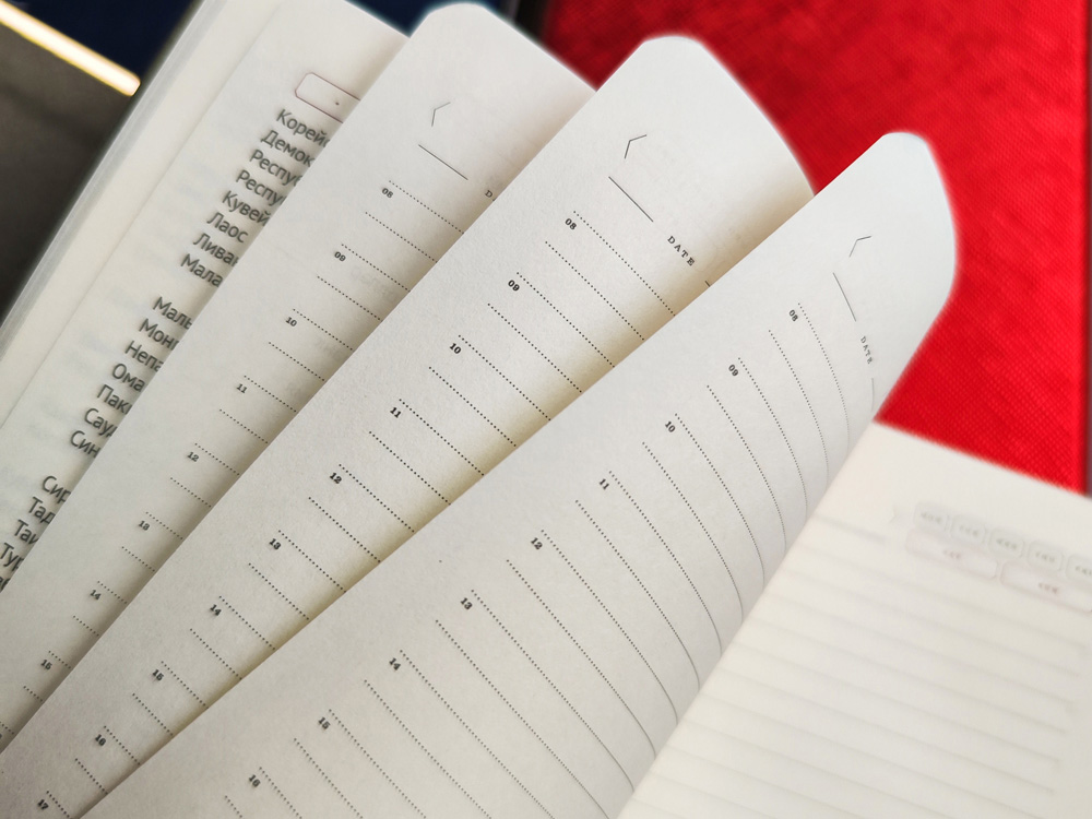 Ежедневник А5 недатированный Bridge, черный/серебристый-3