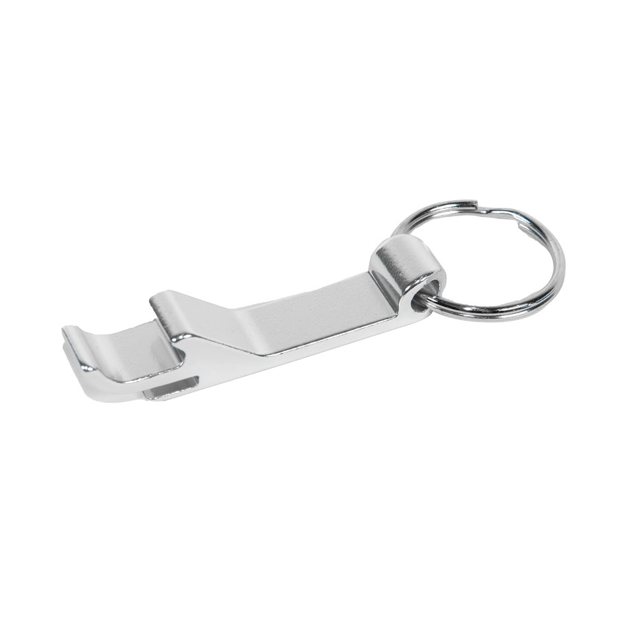 Брелок-открывалка, серебристый-0