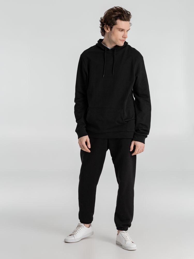 Толстовка с капюшоном унисекс Hoodie, черная-4