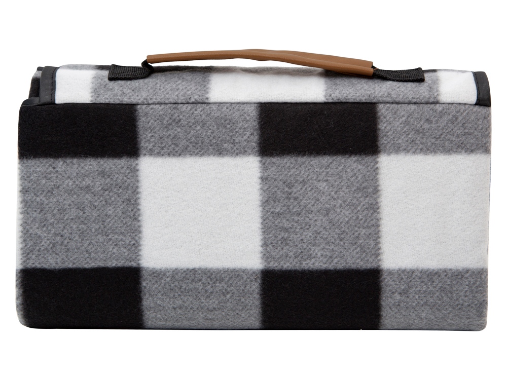 Плед для пикника Recreation, белый/черный-4