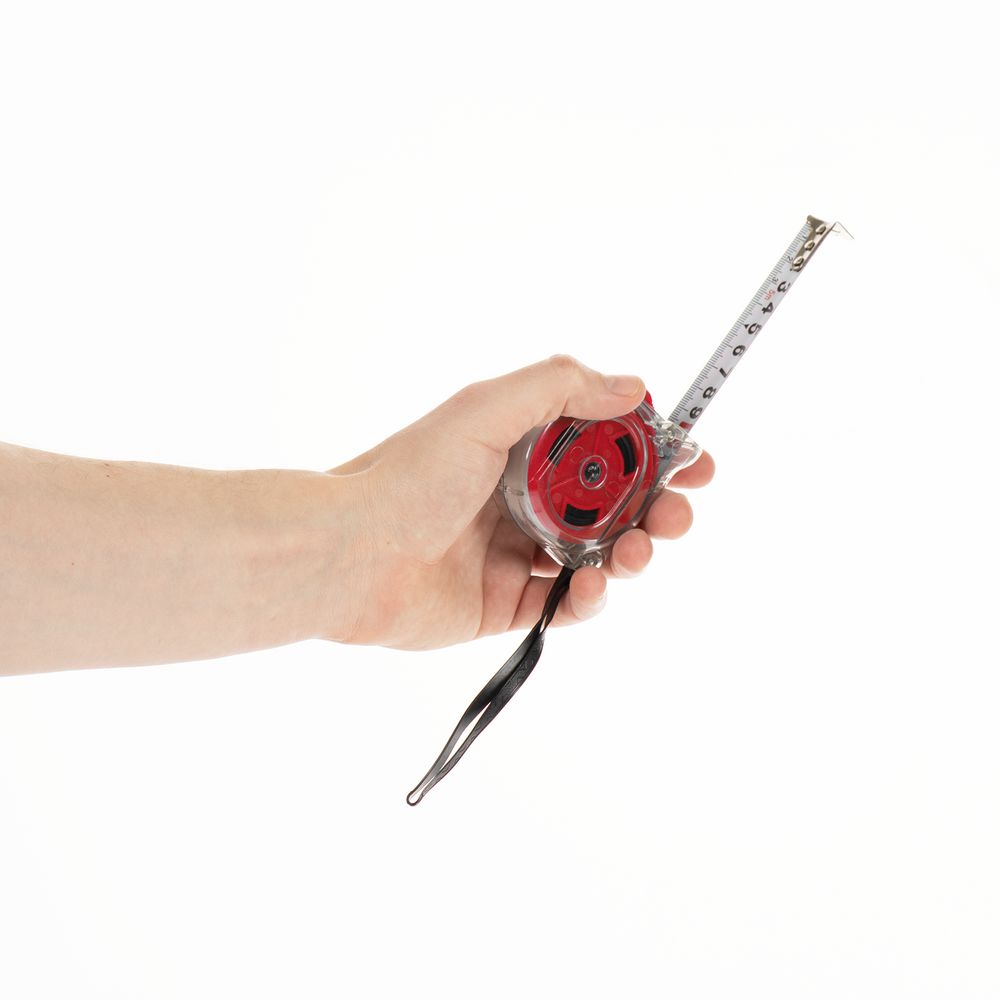 Рулетка Selvaksi, 5 м, красная-3