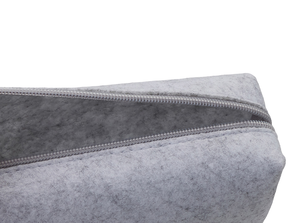 Пенал Felt из RPET-фетра, светло-серый-5