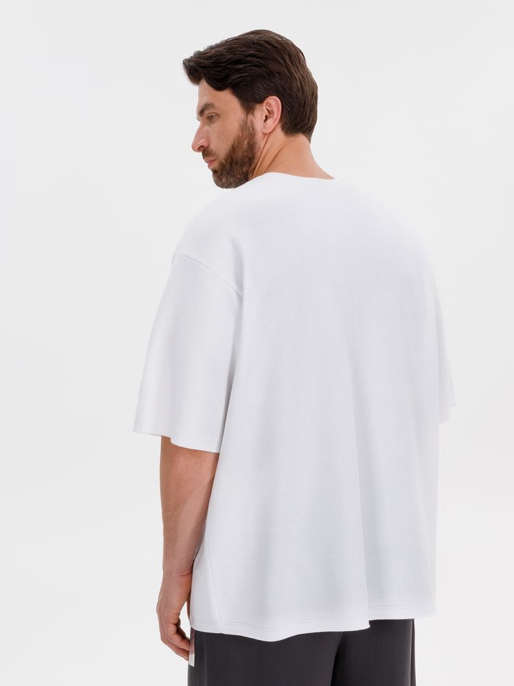 Джемпер с коротким рукавом Siluetti Volumica, молочно-белый-6