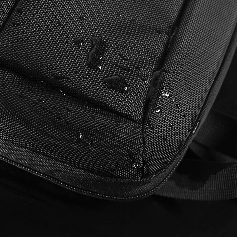 Расширяющийся  рюкзак "Slim" из водостойкого материала, чёрный, 45х30х6 см, ткань верха: 100% полиэстер 1680 D, черный-7