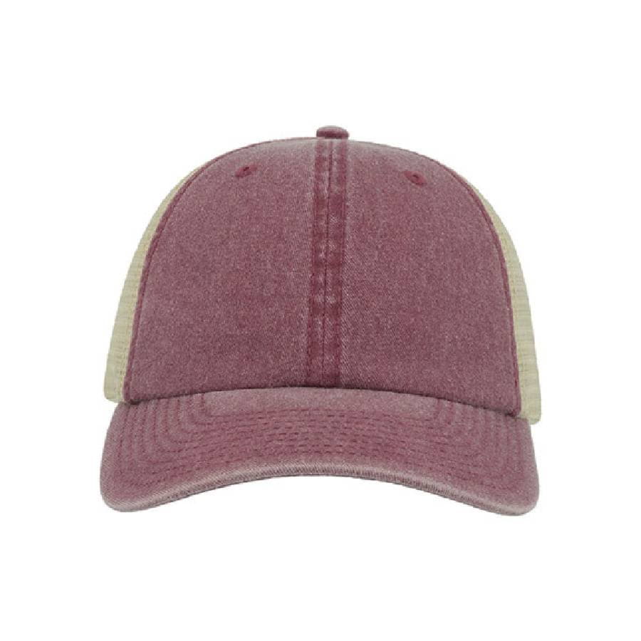 Бейсболка CASE, 6 клиньев, застежка на липучке, бордовый-3