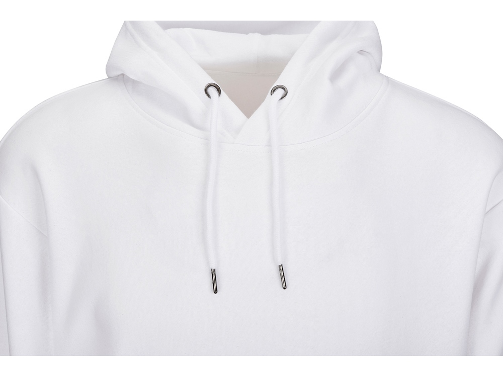 Толстовка с капюшоном оверсайз Lisbon унисекс, белый-15