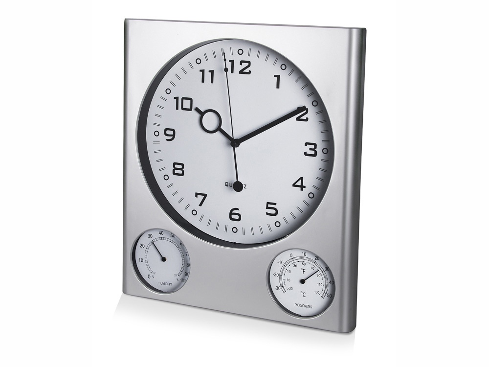 Погодная станция настенная Патерна, серебристый-0