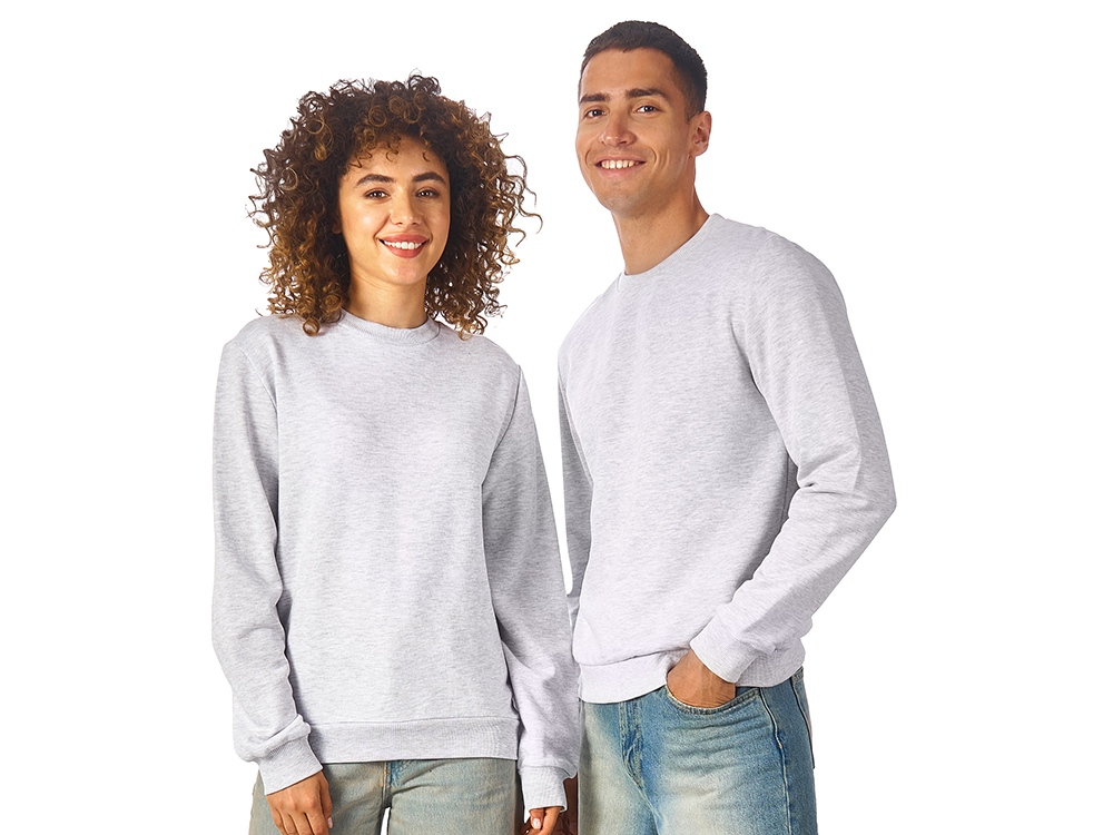 Свитшот Monaco унисекс, белый меланж-4