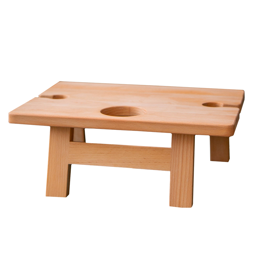 Винный стол, 40х29,5х16см, бук, светло-коричневый-0