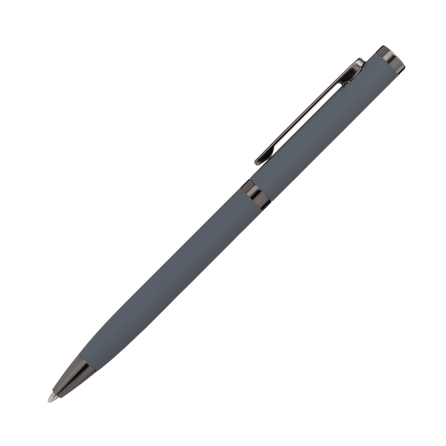 Шариковая ручка Нокс (Nox), серая-0