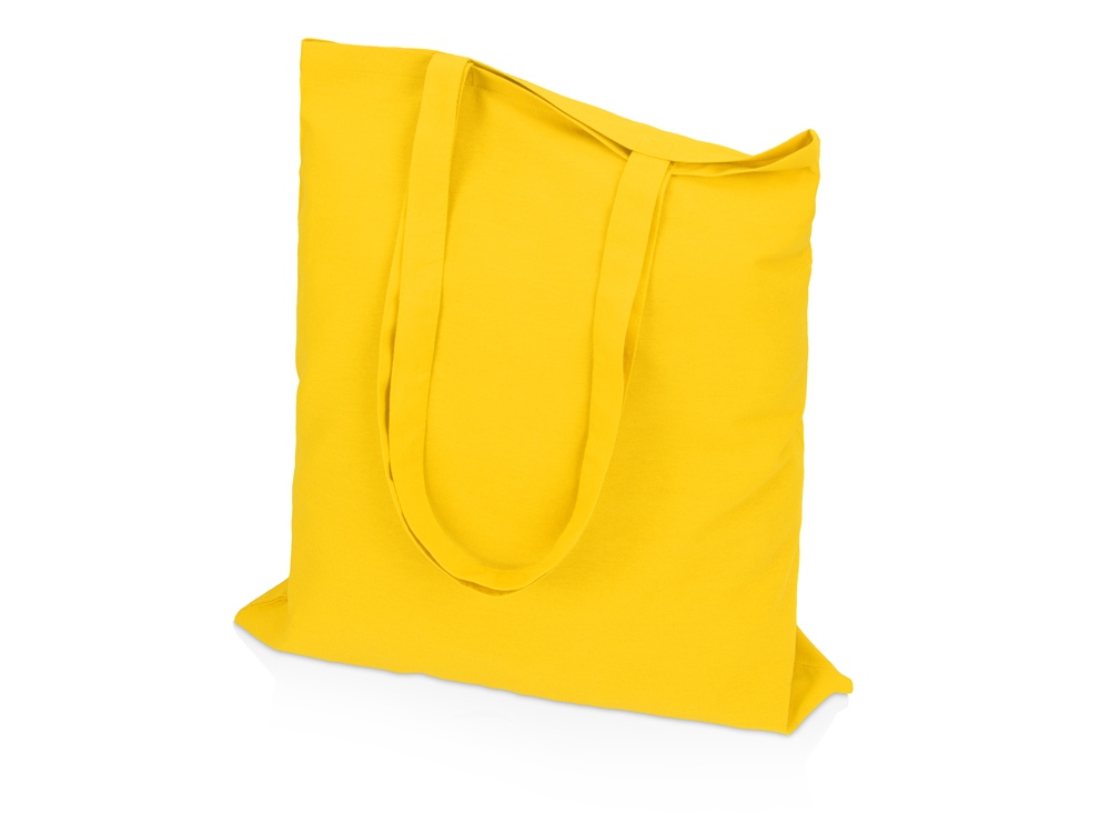 Сумка для шопинга Carryme 140 хлопковая, 140 г/м2, желтый-0