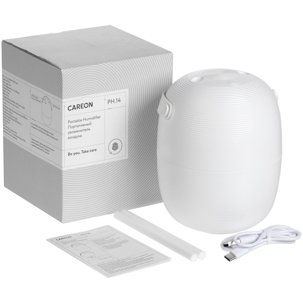 Переносной увлажнитель-ароматизатор PH14, белый-4