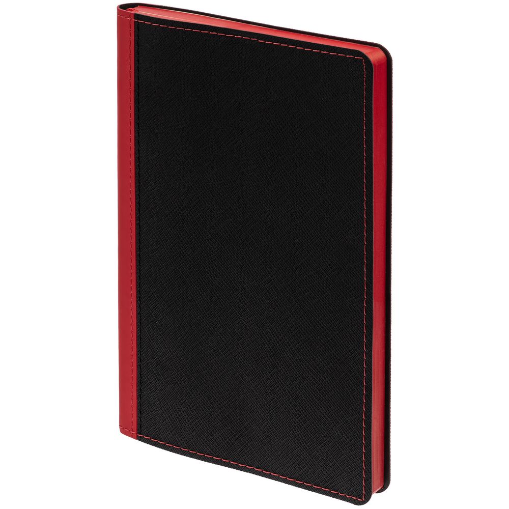 Ежедневник Nice Twice, недатированный, черный с красным-2