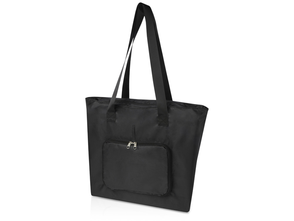 EcoFold Складная эко-сумка из RPET 16 л - сплошной черный-0