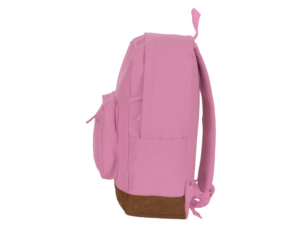 Рюкзак Shammy с эко-замшей для ноутбука 15, пыльно-розовый-8