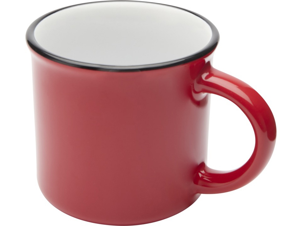 Bari керамическая кружка объемом 240 мл, красный-0