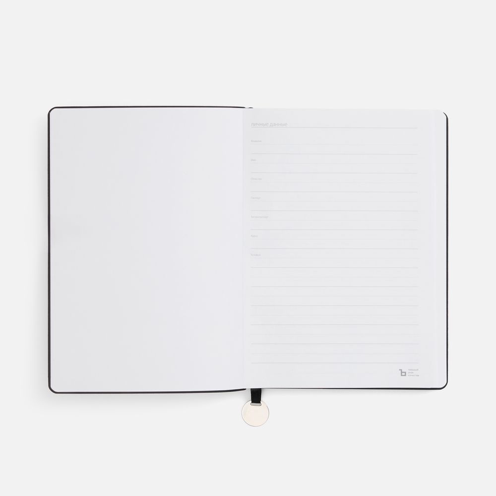 Ежедневник Lafite, недатированный, черный-3