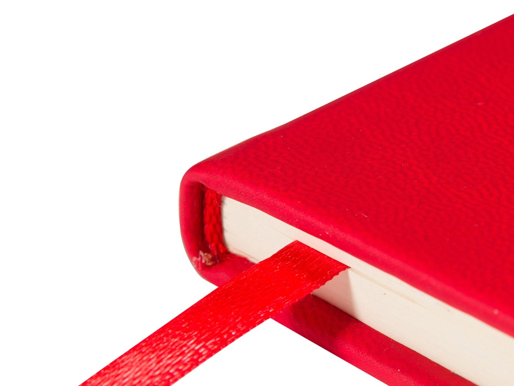 Ежедневник недатированный А5 Megapolis Velvet New, красный-2