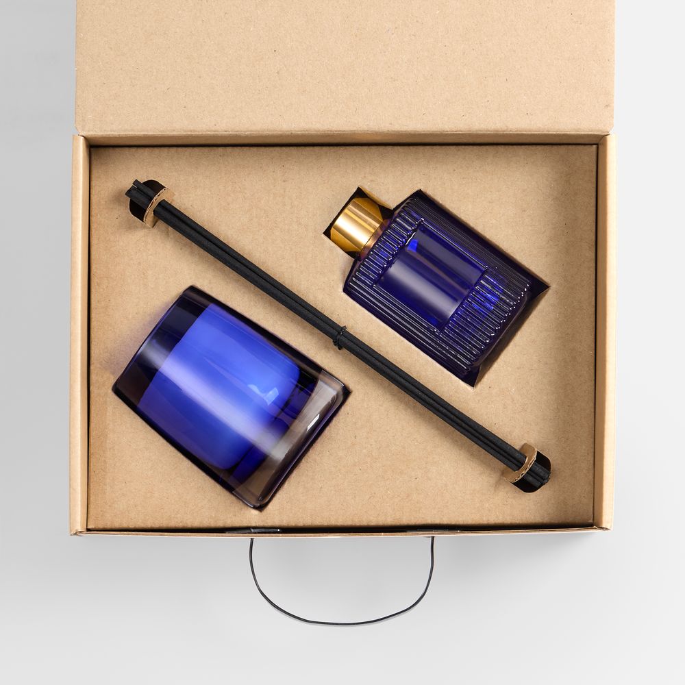 Набор Fragnola, пряная древесина и кардамон, темно-синий-2