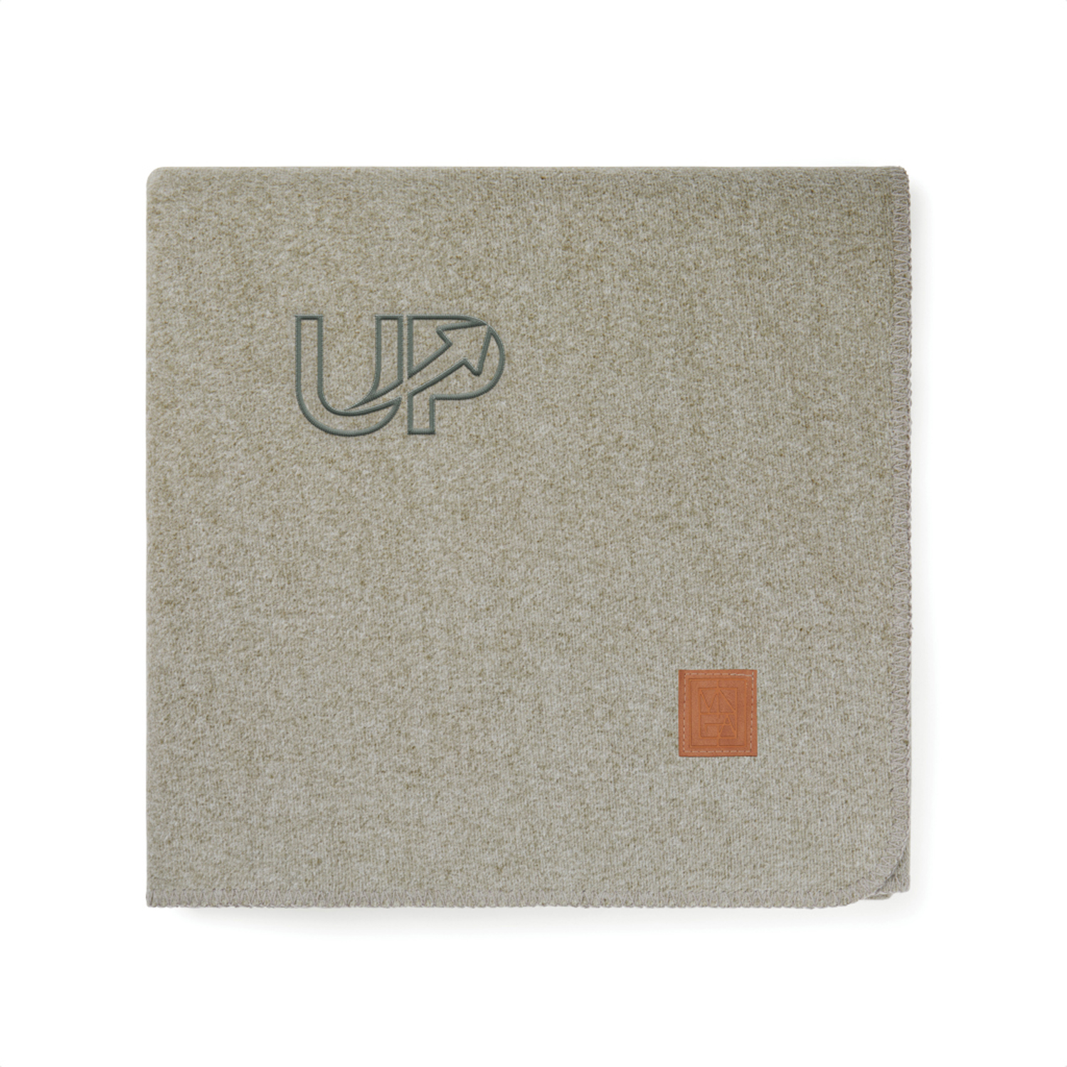 Плед VINGA Moulton из rPET GRS, 320 г/м², 130х170 см-4