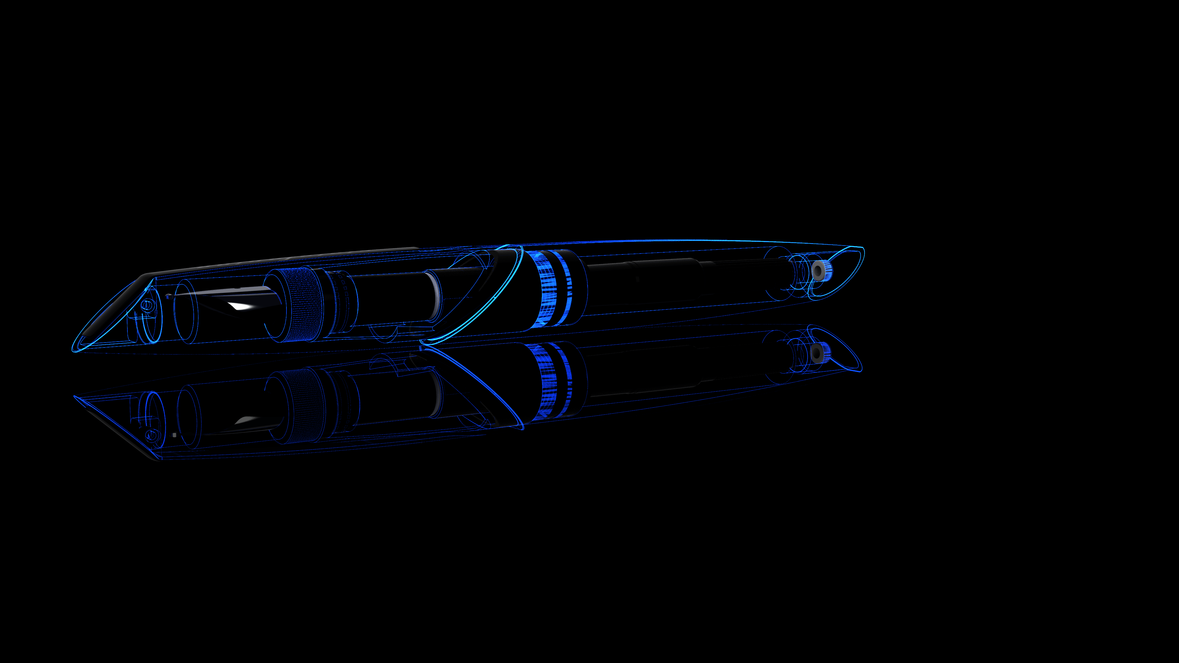 Перьевая ручка Pininfarina PF Two BLACK-32