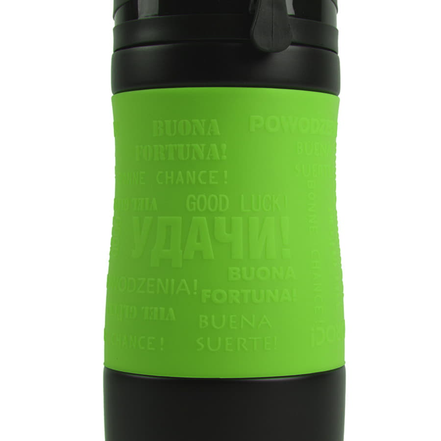 Термокружка вакуумная "УДАЧА"
, черный, зеленый-3