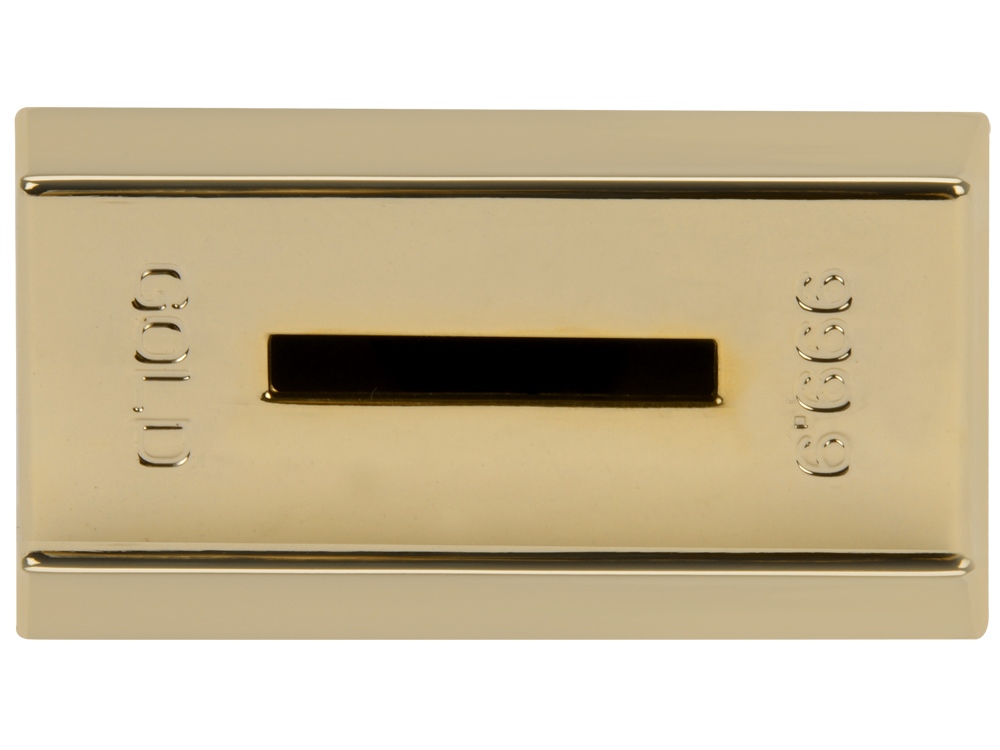 Копилка Слиток золота, золотистый-2