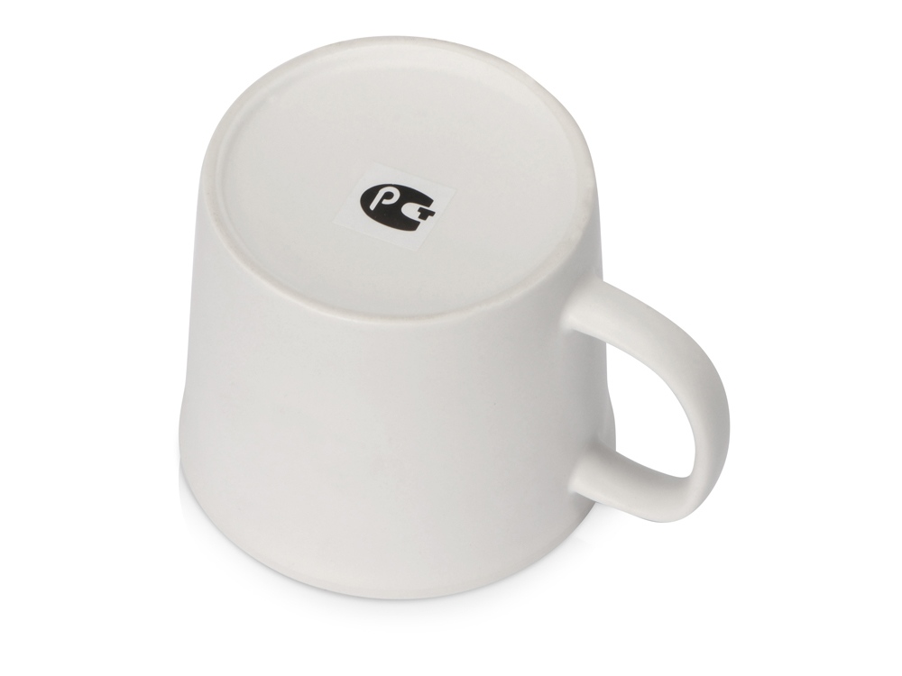 Матовая кружка Nancy 360 мл цветная снаружи, белая внутри, белый-2