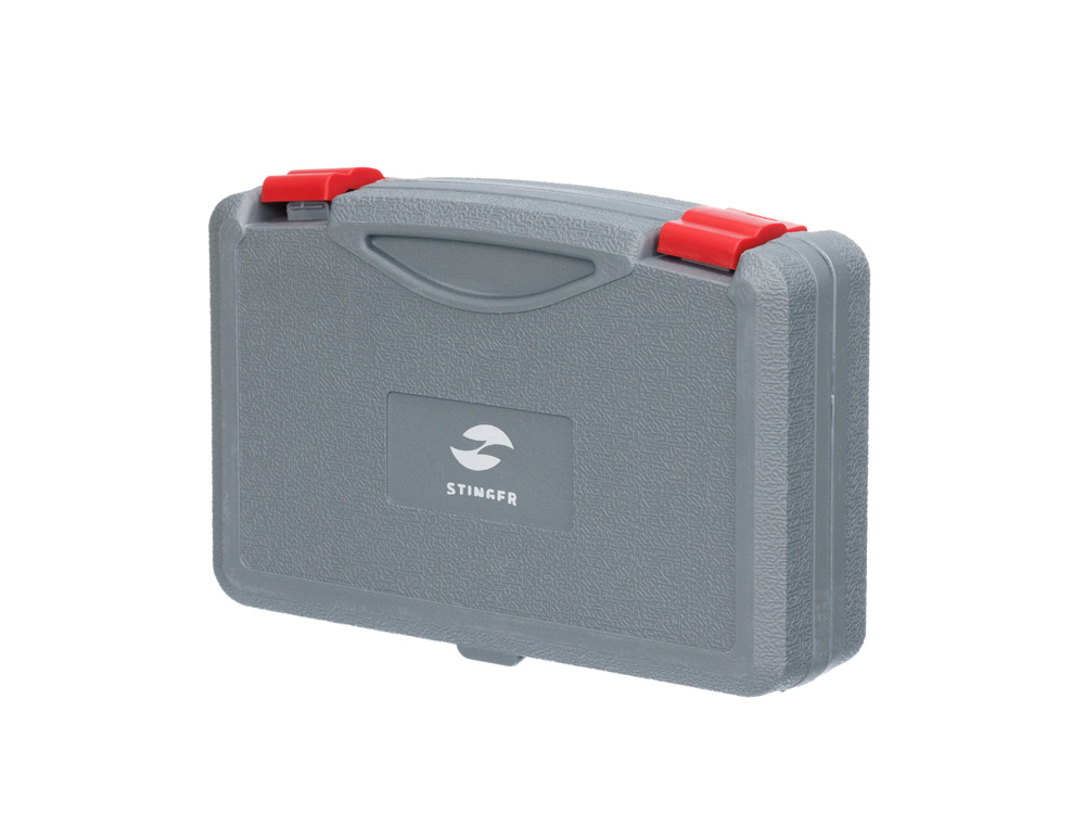 Набор инструментов Stinger, 13 инструментов, в пластиковом кейсе, 245х160x55 мм, серый-5