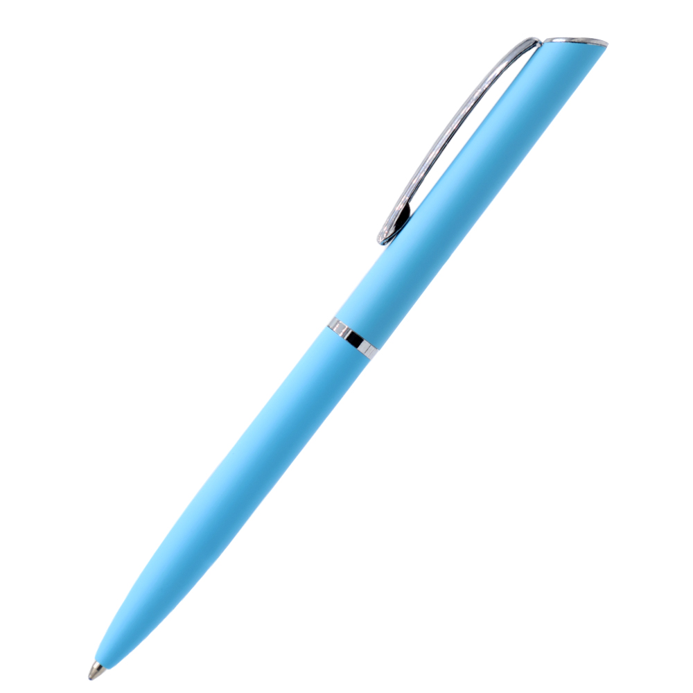 Ручка металлическая Miura, Голубой-1