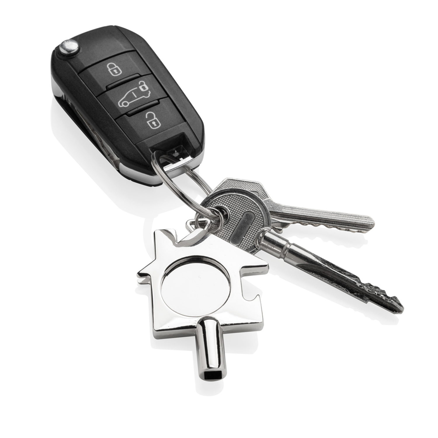 Брелок 3 в 1 из переработанного цинка RCS-3