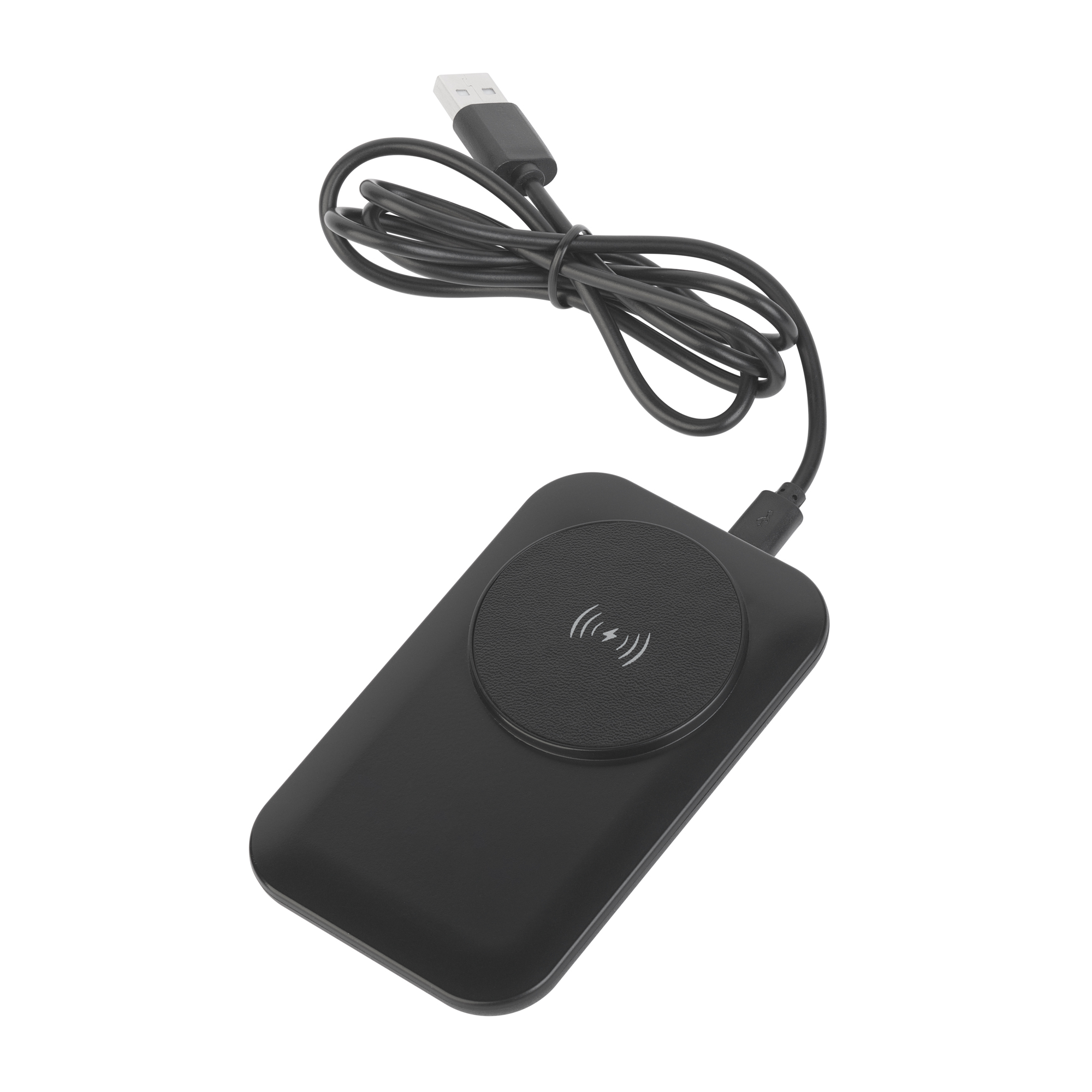 Настольное беспроводное зарядное устройство "Moonlight" c подсветкой логотипа-0