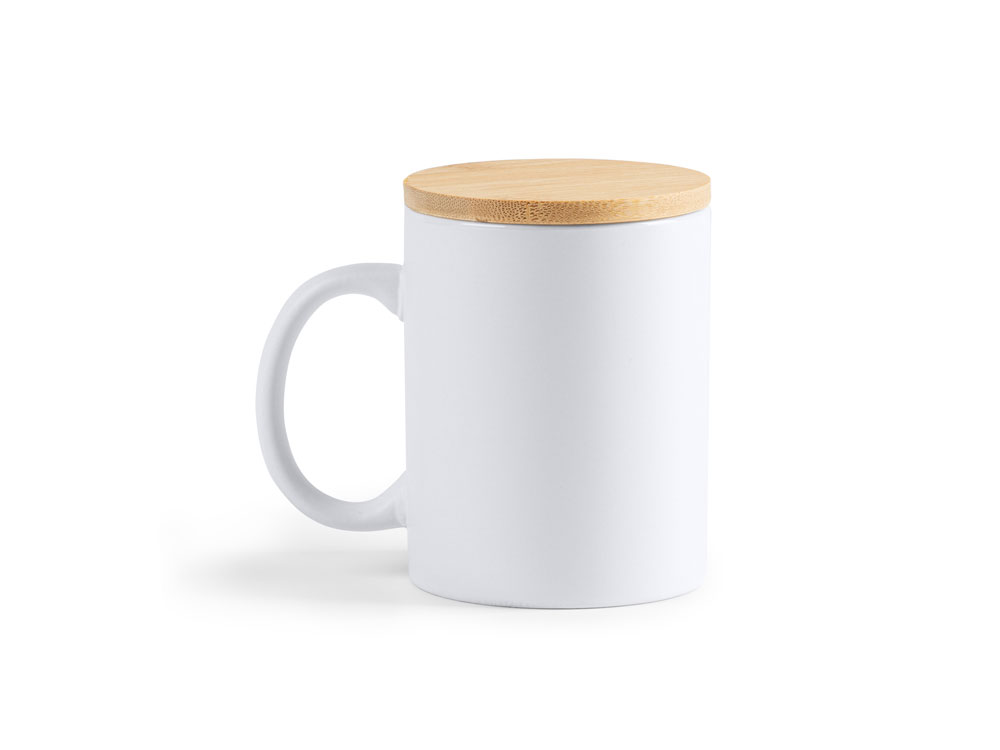 Керамическая кружка BERRY Eco line объемом 370 мл., белый-0