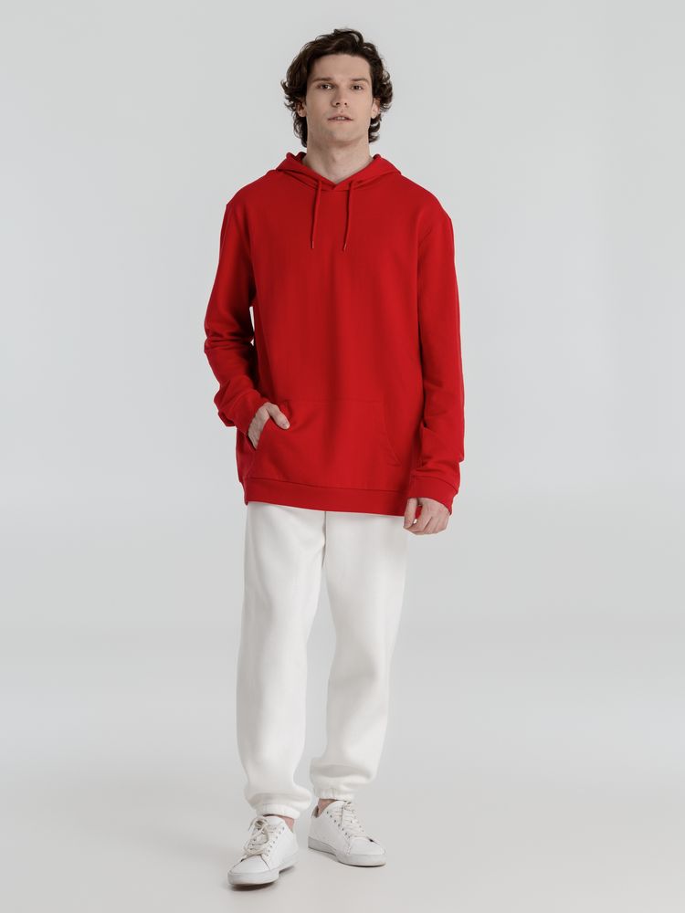 Толстовка с капюшоном унисекс Hoodie, красная-4