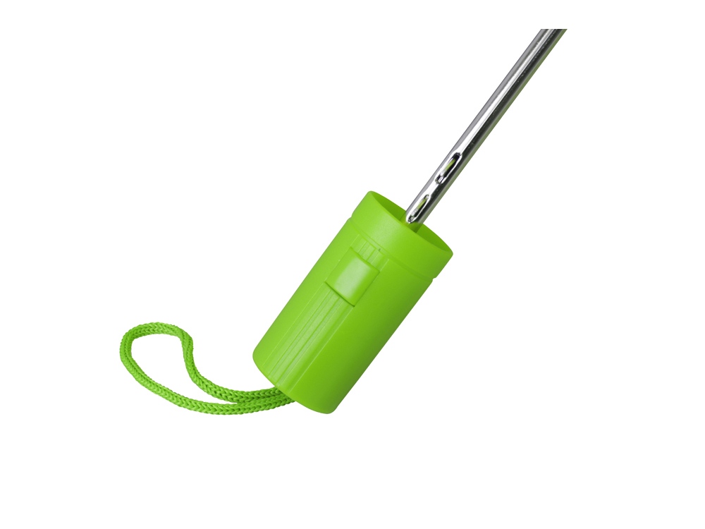 Зонт складной Tulsa, полуавтоматический, 2 сложения, с чехлом, зеленое яблоко-5