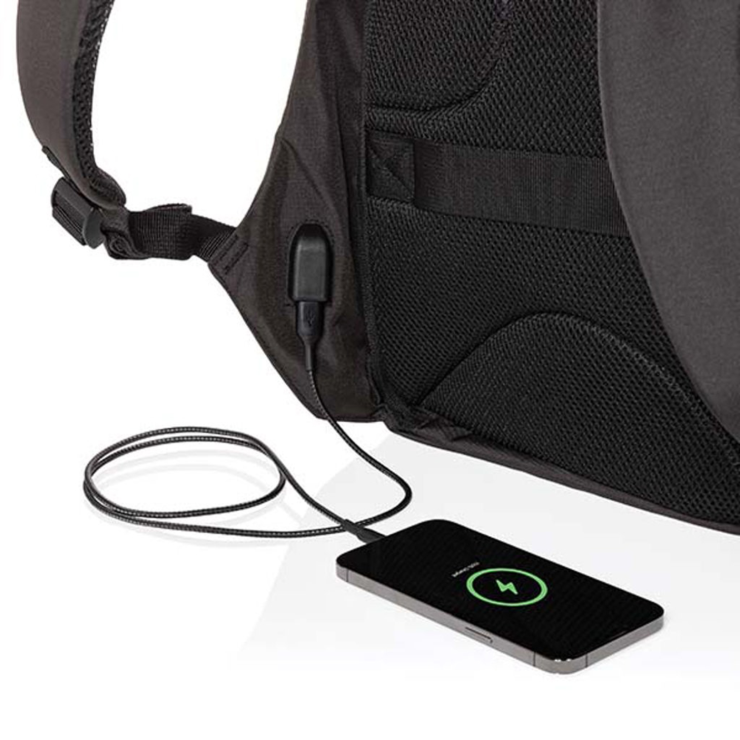 Антикражный рюкзак для ноутбука Swiss Peak из rPET AWARE™, 15,6’’-5