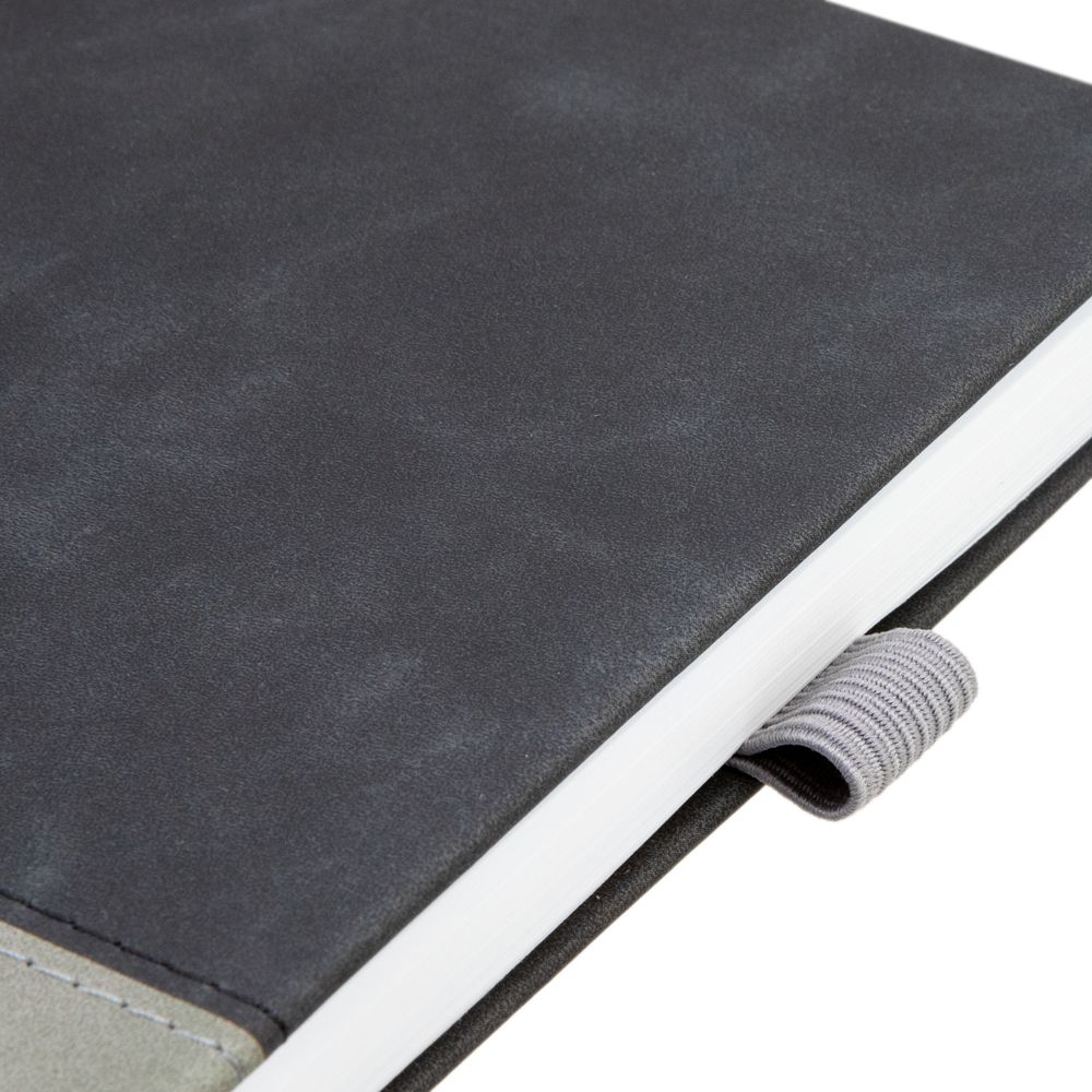 Ежедневник Horizon, недатированный, серый с черным-3