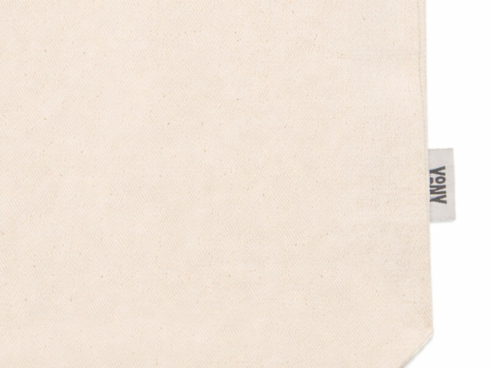 Сумка Твил из хлопка, 210 г/м2, натуральный-4