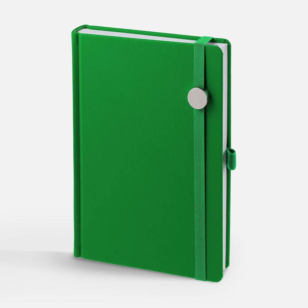 Ежедневник Favor Metal, недатированный, ярко-зеленый-1