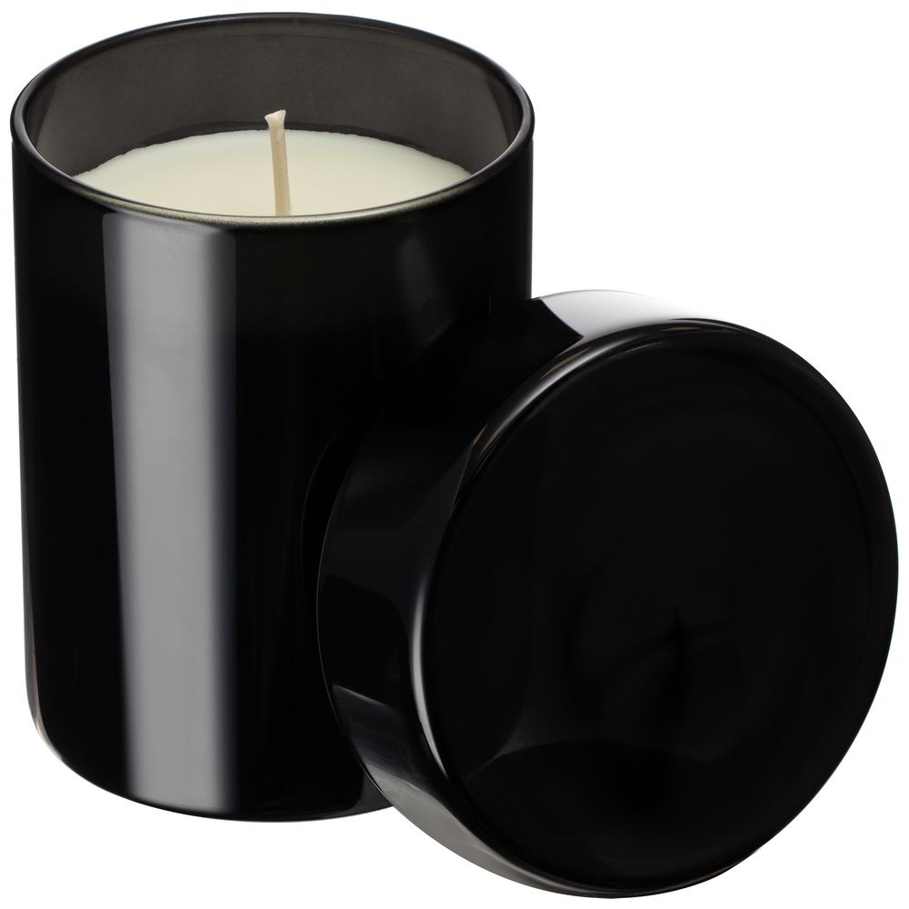 Ароматическая свеча Flikka, сандал и амбра, черная-1