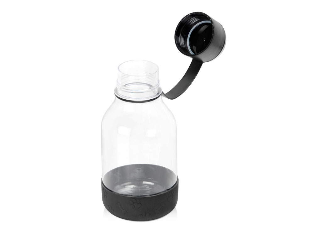 Бутылка для воды 2-в-1 Dog Bowl Bottle со съемной миской для питомцев, 1500 мл, черный-2
