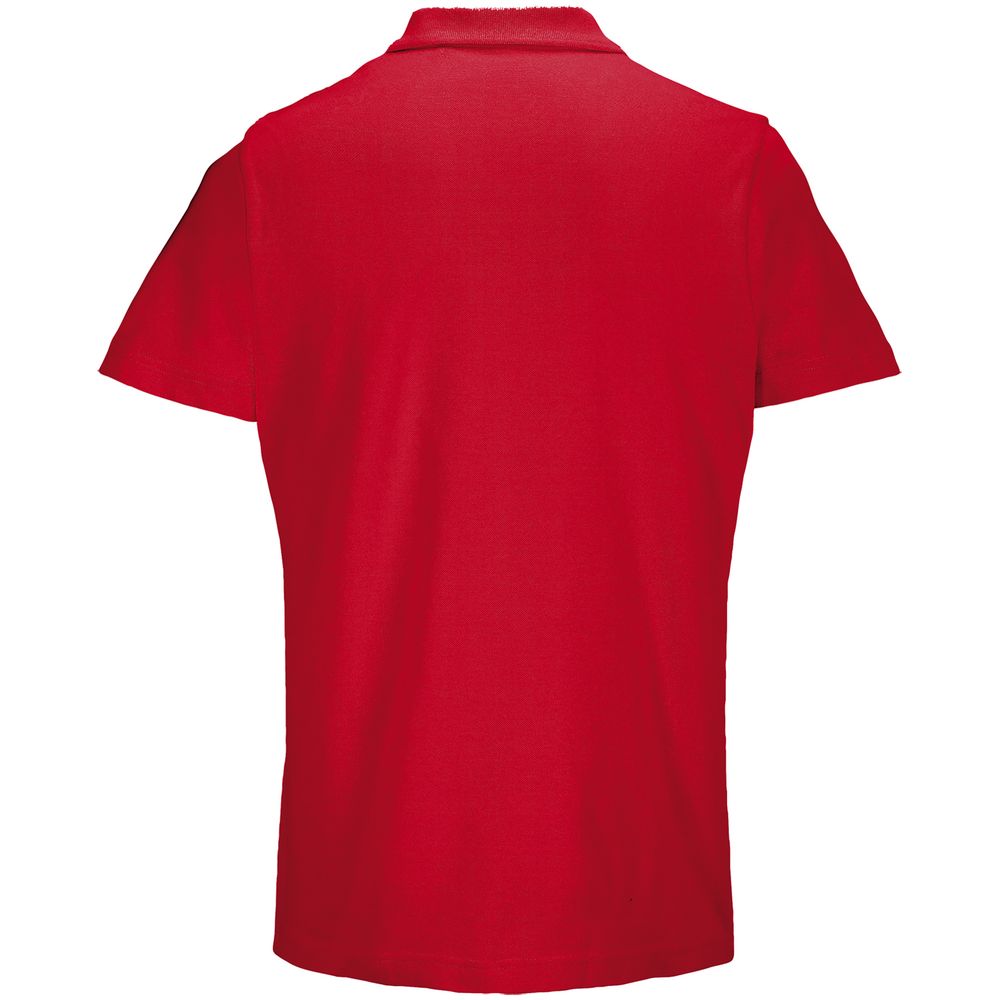 Рубашка поло унисекс Pulse, красная-2