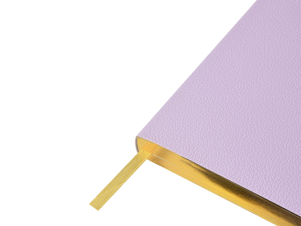 Ежедневник недатированный А5 Zefir с нашивкой, сиреневый-3