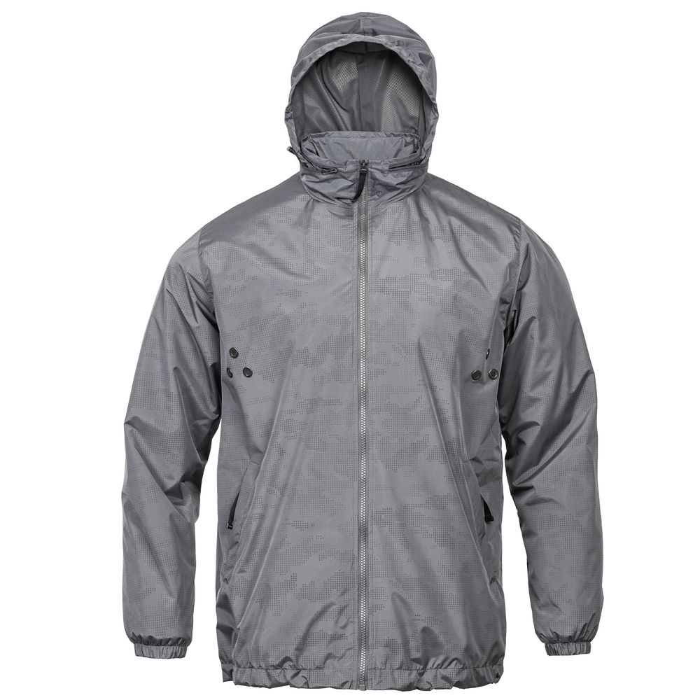Ветровка светоотражающая Lattvind, серая-2