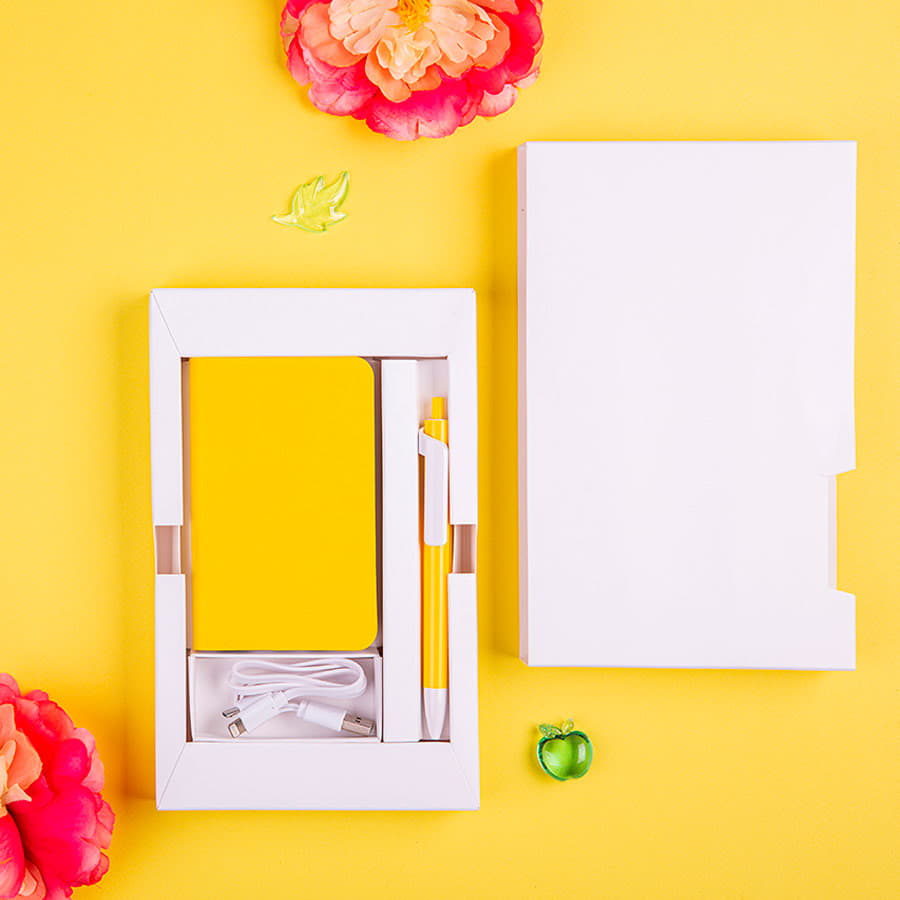 Набор подарочный POWER BOX MINI: Универсальный аккумулятор(5000мАh) и ручка, шт, разные цвета-2