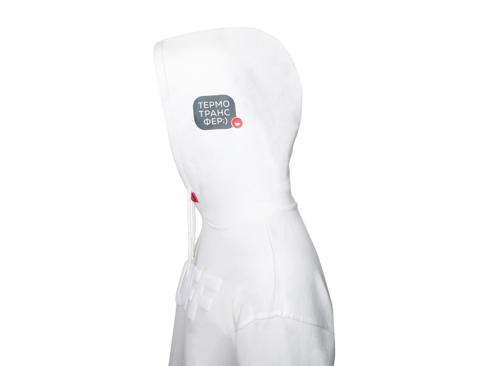 Худи оверсайз Alpha.01 унисекс, молочный, все виды нанесения на текстиле на одной толстовке-3